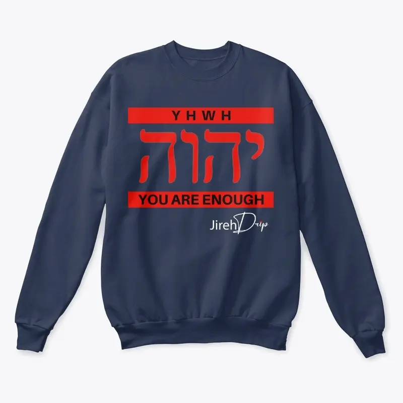 YHWH YOU ARE ENOUGH Red